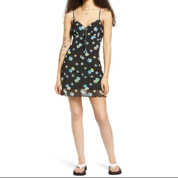 bp Dresses & Skirts - BP. Black Floral Mini Dress